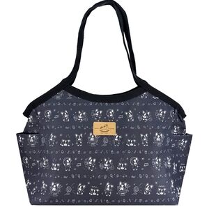 Waterproof French Bulldog Trapeze Tote Shoulder Bag Cute Handmade Dog Pattern